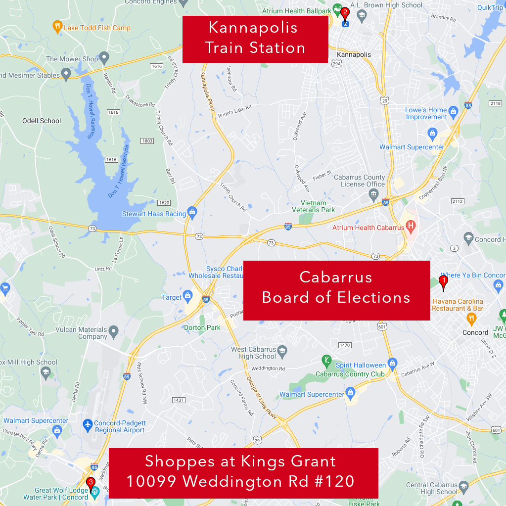 Cabarrus Early Voting Locations